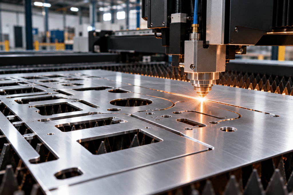 Corte a Laser em Metal Industrial