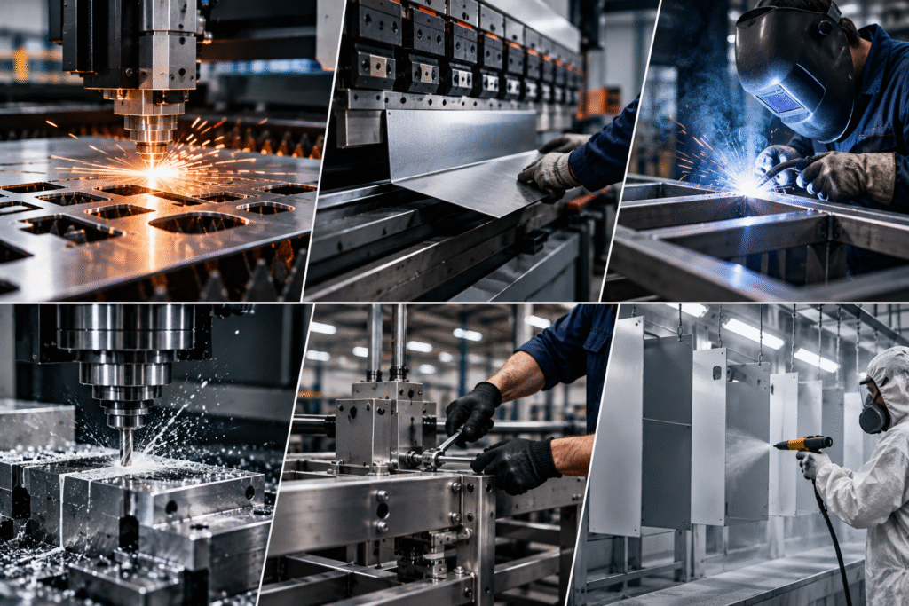 Fluxo de Fabricacao Industrial em Acao